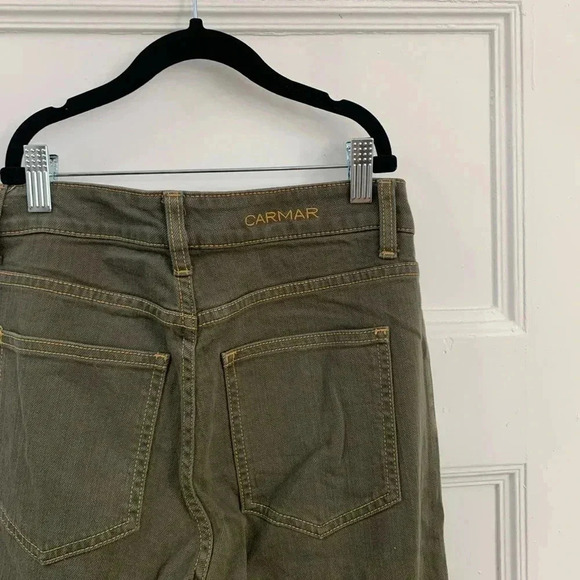 High Rise Carmar Green Denim Jeans - skinny - Picture 8 of 8